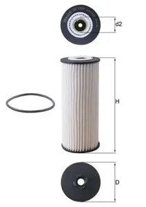 KNECHT/MAHLE OX1236D Фильтр масляный
