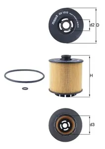 KNECHT/MAHLE OX1312D Фильтр масляный