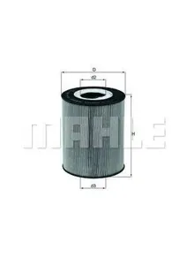 KNECHT/MAHLE OX146D Фильтр масляный ECO