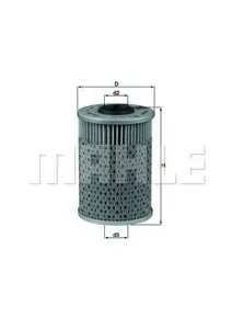 KNECHT/MAHLE OX151D Фильтр масляный