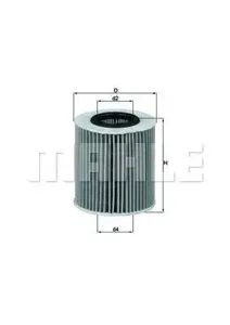 KNECHT/MAHLE OX1661D Фильтр масляный