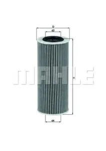 KNECHT/MAHLE OX1773D Фильтр масляный дизель