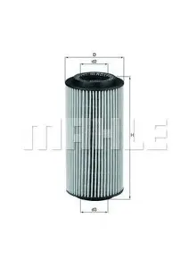 KNECHT/MAHLE OX179D Фильтр масляный Mercedes 320CDI W210,211,220