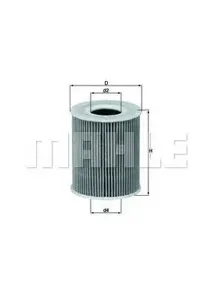 KNECHT/MAHLE OX203D Фильтр масляный Ford Mondeo 1.8,2.0L 16V 2000=>