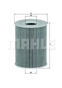 KNECHT/MAHLE OX254D4 Фильтр масляный Porsche Cayenne , CARRERA, 911 3.6-4.8 07>