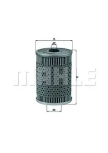 KNECHT/MAHLE OX32D Фильтр масляный