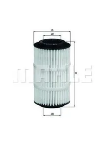 KNECHT/MAHLE OX3457D Фильтр масляный [картридж]