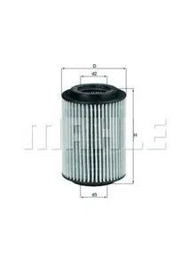 KNECHT/MAHLE OX347D Фильтр масляный