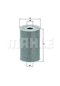 KNECHT/MAHLE OX351D Фильтр масляный CRDi