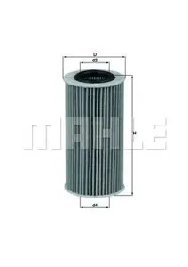KNECHT/MAHLE OX379D Фильтр масляный [картридж)