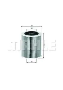 KNECHT/MAHLE OX386D Фильтр масляный Дизель