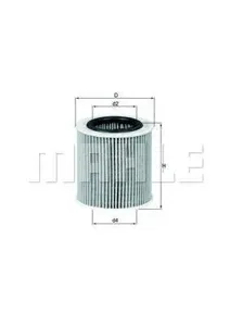 KNECHT/MAHLE OX387D Фильтр масляный BMW E60E61E90E91X3X5Z4 2.0-3.0 05>