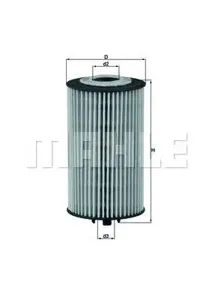 KNECHT/MAHLE OX401D Фильтр масляный Chevrolet Aveo , Cruze , Opel Astra J, Corsa D, Insignia , Vectra C, Zafira C, Saab 9-5