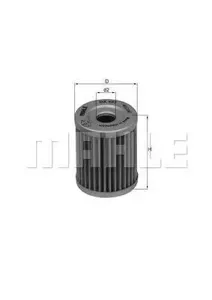 KNECHT/MAHLE OX407 Фильтр масляный