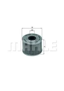 KNECHT/MAHLE OX410 Фильтр масляный мотоцикла Kawasaki 05>, Suzuki 03>