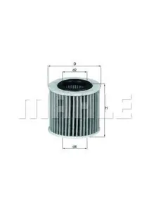 KNECHT/MAHLE OX416D2 Фильтр масляный H=57 Toyota RAV 4 III Verso Avensis 1.6i1.8i2.0i 08>