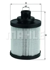KNECHT/MAHLE OX418D Фильтр дизель масляный