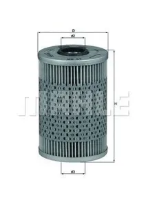 KNECHT/MAHLE OX41D Фильтр масляный [картридж]