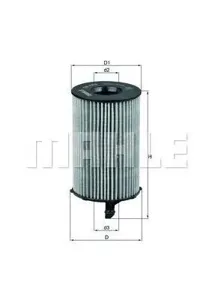 KNECHT/MAHLE OX420D Фильтр масляный Audi A4,A5,A6,A8,ALLROAD,Q5,Q7), Porsche ( Cayenne ), VW ( Phaeton , Touareg )