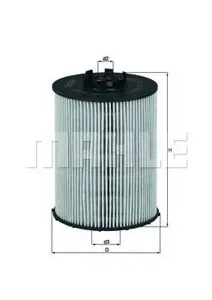 KNECHT/MAHLE OX636D Фильтр масляный