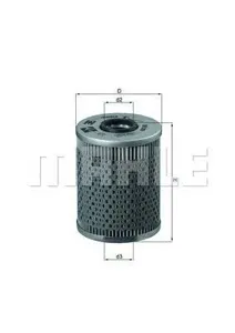 KNECHT/MAHLE OX68D Фильтр масляный [картридж]
