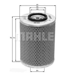 KNECHT/MAHLE OX75D Фильтр масляный =OX75 MB -96 -