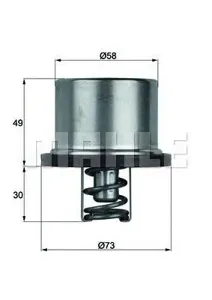 KNECHT/MAHLE THD179 Термостат
