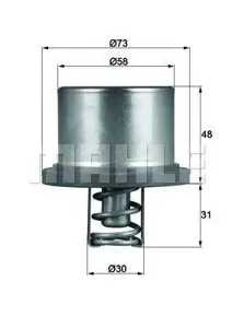 KNECHT/MAHLE THD289 Термостат