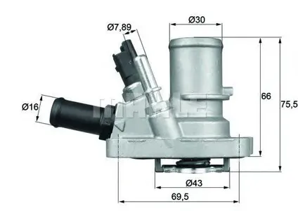 KNECHT/MAHLE TI14488 Термостат Fiat Doblo Grand e Punto 1.21.4 05>