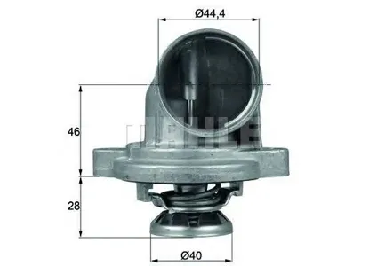 KNECHT/MAHLE TI2380 Термостат Mercedes Vito 2.3D 1996 =>
