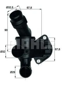 KNECHT/MAHLE TI787 Термостат