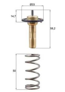 KNECHT/MAHLE TX26589D Термостат 89°C c прокладкой