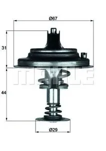 KNECHT/MAHLE TX2680D1 Термостат MB W126 W124,W140 3.8-5.6 85-97