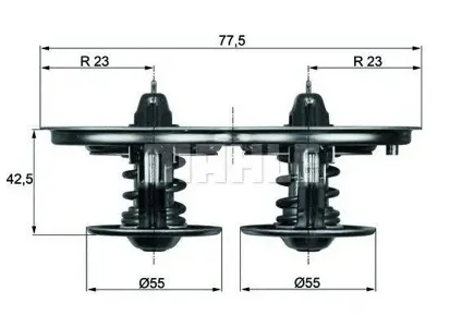 KNECHT/MAHLE TX32D Термостат