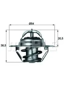 KNECHT/MAHLE TX387D Термостат