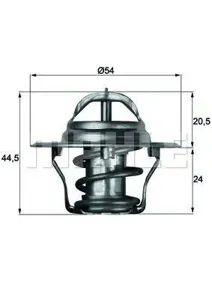 KNECHT/MAHLE TX483D Термостат Nissan Patrol III 1980 =>