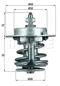 KNECHT/MAHLE TX6383 Термостат Nissan Primera Sunny 1.6 90>