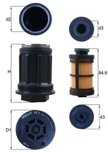 KNECHT/MAHLE UX3KIT Фильтр карбомидный