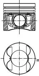 KOLBENSCHMIDT 40096630 Поршень, комплект