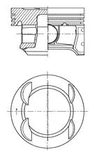 KOLBENSCHMIDT 41007620 Поршень, комплект