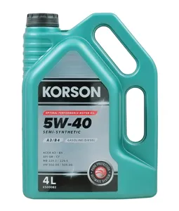 KORSON KS00082 Масло моторное 5W40 SEMI SYNTHETIC A3B4 4л
