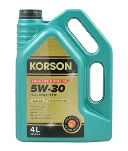 KORSON KS00102 Масло моторное синт. 5W30 FULL SYNTHETIC С2C3 4л
