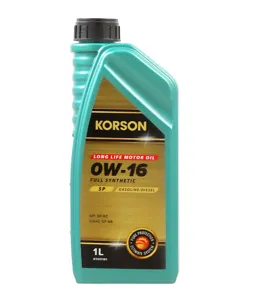 KORSON KS00181 Масло моторное синт. 0W-16 FULL SYNTHETIC SP 1л