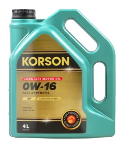 KORSON KS00182 Масло моторное синт. 0W-16 FULL SYNTHETIC SP 4л