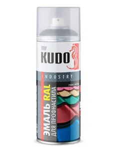 KUDO KU07024R эмаль для металлочерепицы RAL 7024 серый графит 520мл
