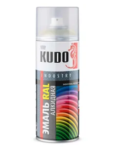 KUDO KU09010 эмаль универсальная RAL 9010 белый 520мл