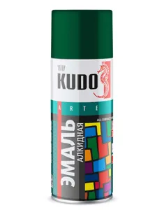 KUDO KU10085 Эмаль универсальная глубоко-зелёная 520 мл