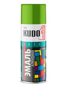 KUDO KU10088 Эмаль универсальная салатовая 520 мл