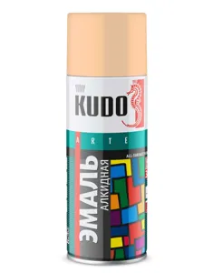 KUDO KU10095 KUDO Эмаль универсальная слоновая кость пастельная RAL-1015 (0.520L)