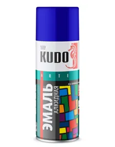 KUDO KU10112 Эмаль универсальная ультрамариново-синяя 520 мл